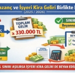 Ticari Kazanç ve İşyeri Kira Geliri Birlikte Beyan Nasıl Olur, Sınırı Nedir?