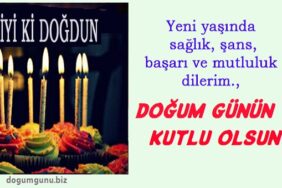 doğum günü tebrik kart