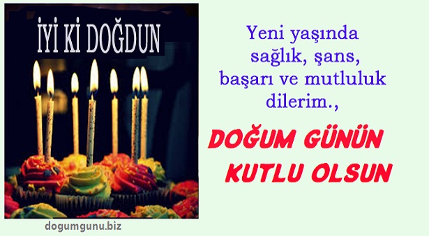 doğum günü tebrik kart