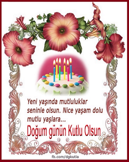 DOĞUM GÜNÜ TEBRİK KARTI