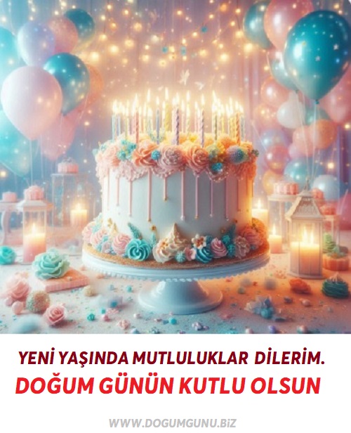 Doğum günü tebrik kartı