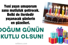Doğum günü tebrik kartı