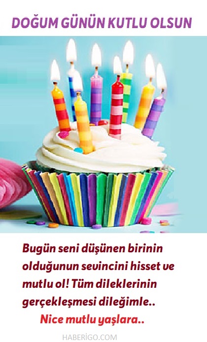 doğum günü tebrik kart