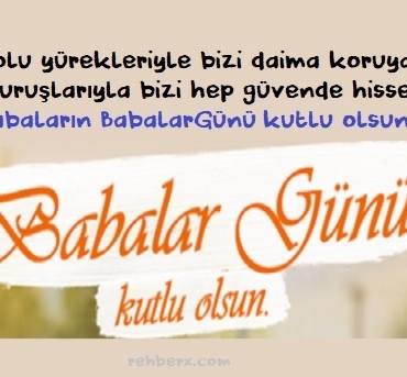 Babalar Günü Resimli Mesaj