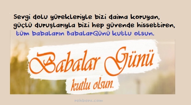 Babalar Günü Resimli Mesaj