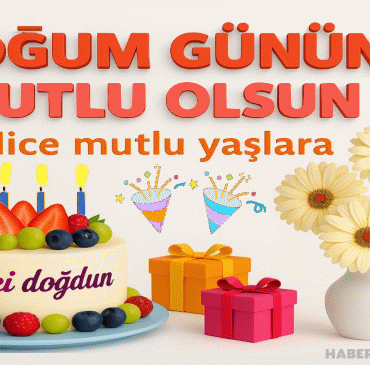 Doğum günü tebrik gif