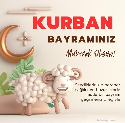 kurban bayram tebrik kartı