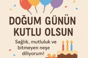 Türkçe Prompt - Doğum Günü Tebrik kartı