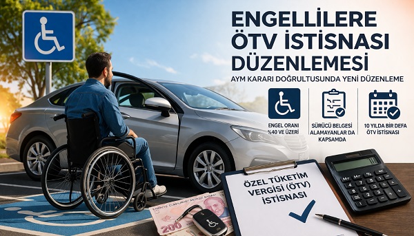 %40 ve Üzeri Engellilere ÖTV Muafiyeti Detayları