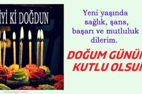 doğum günü tebrik kart