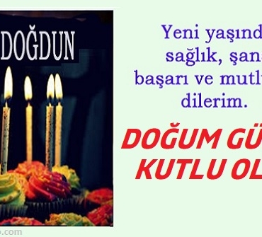doğum günü tebrik kart