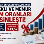 Emekli ve Memur Maaş Zam Oranları Kesinleşti