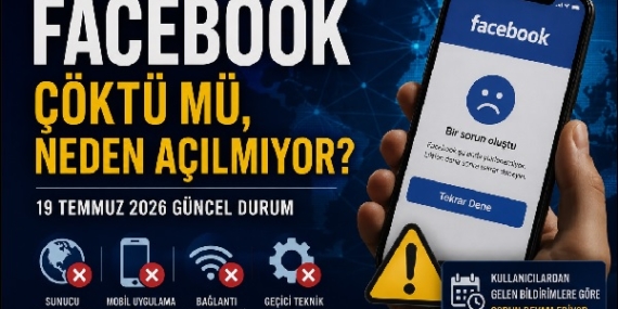 Facebook Çöktü mü, Neden açılmıyor? Erişim Sorunu Var mı?
